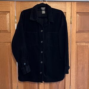 Women’s Matty M Black Corduroy Jacket